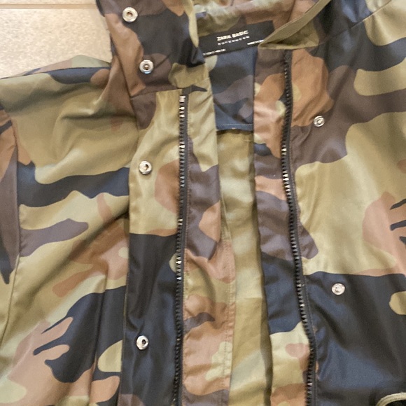 Zara Women’s Camo Shell Jacket, Sz S - Picture 6 of 7